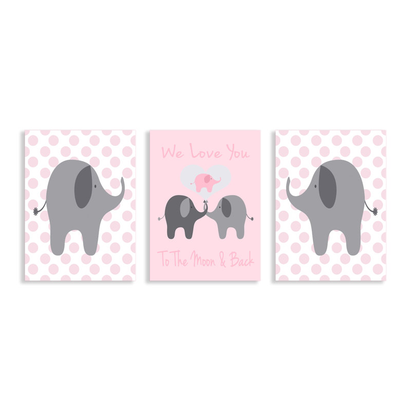 Abernathy Animals 3 - Piece Framed Art