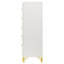 Commode blanche 5 tiroirs Chesney