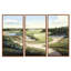 «Golf Course in The Summer», reproduction sur toile 3 pièces-1781710249-1781710252-1745898776