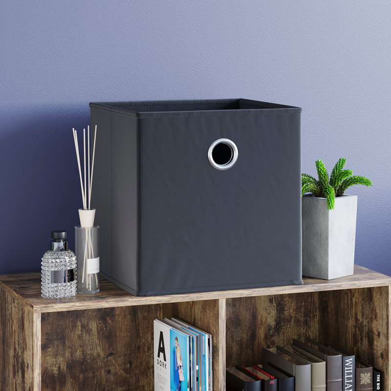 Cube Storage Basket, Black, UKFR Certified