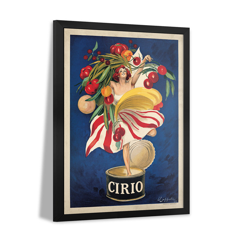 Affiche Cirio Premium par Leonetto Cappiello, H 24 po x l 16 po