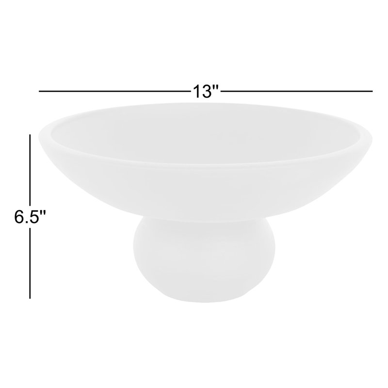 Asha Decorative Bowl Black Terracotta