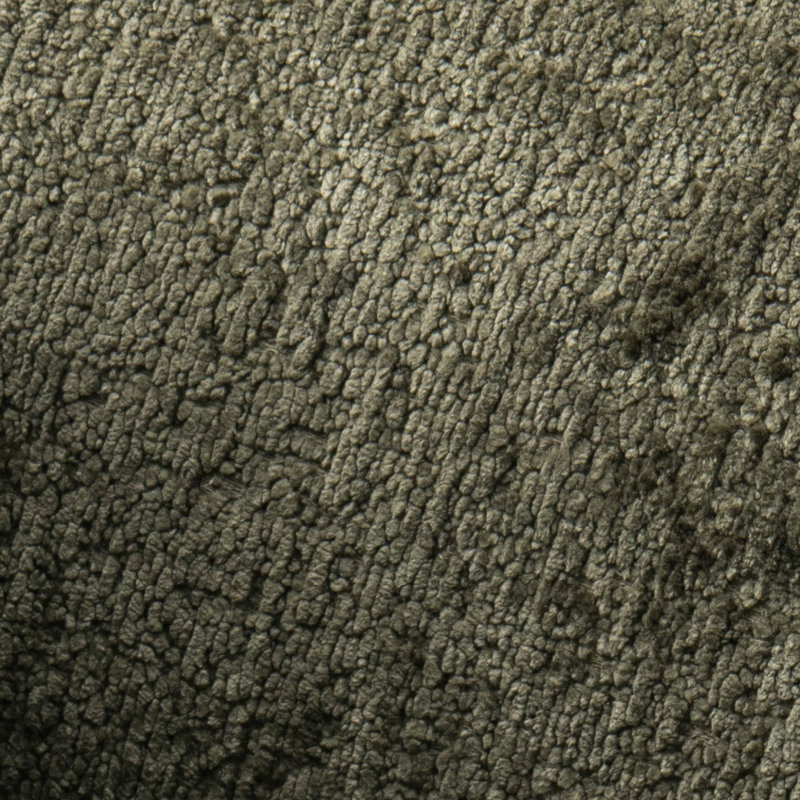 Tribeca 86" Mid-Century Modern Chenille Upholstered Birch Wood Sofa in Olive Green, Tedric Green Chenille