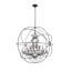 Lustre sphérique unique à 25 lumières Mendelson-116282378-116282414
