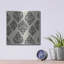 Ivy Bronx «Hand Drawn Linocut Floral Motif» par Sabrina Balbuena, art mural en métal-1015579006