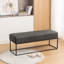 Banc rembourré en similicuir Mikhajlo-818014198