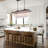 6 Light Dimmable Retro Rectangle Crystal Chandelier For Dining Room