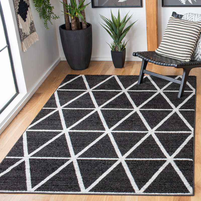 Adirondack Performance Geometric Rug, Rectangle 4' x 6'