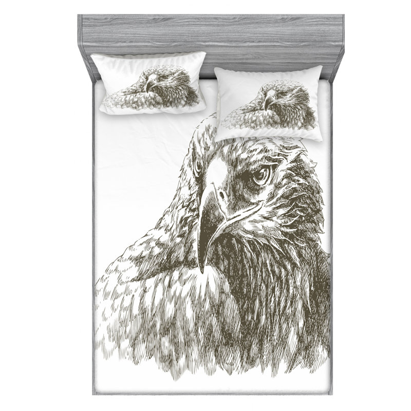 Microfiber Sheet Set, Full Sheet Set with Fitted Sheet