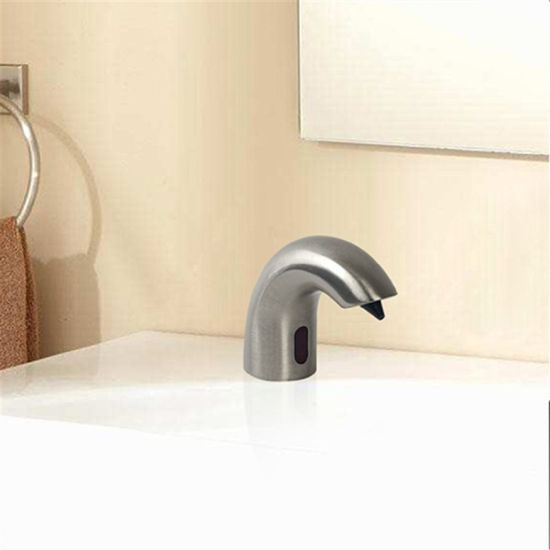 Fontana Commercial Electronic Sensor Soap Dispenser, Brushed Nickel