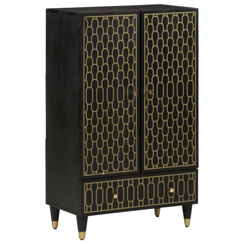 60cm Sideboard, Black