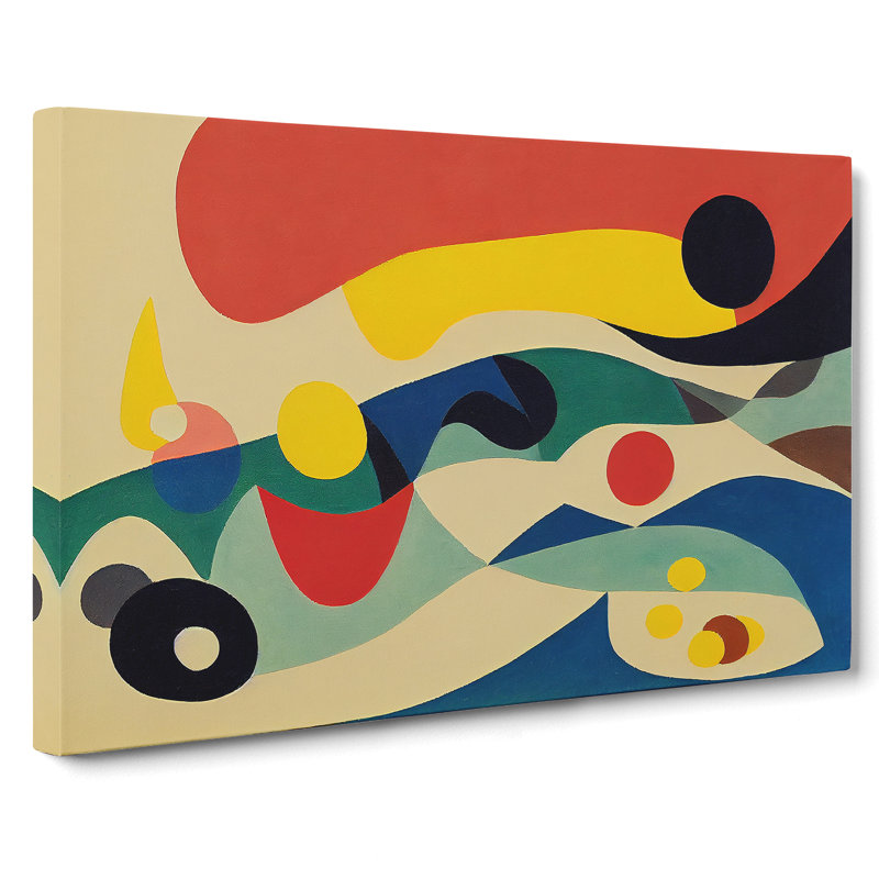 Expressive Modern Abstract Art - Wrapped Canvas, 35cm H x 50cm W x 3cm D