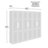 Garagecore 3 Shallow Cabinetss & Doors In White-1200854505