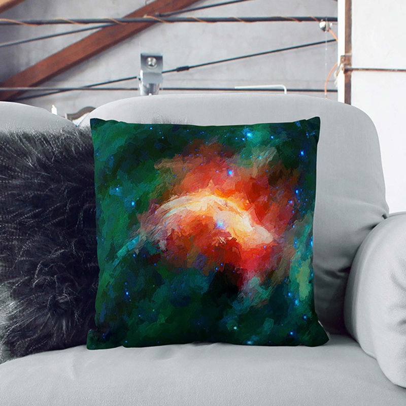 Square Throw Cushion, 55cm H x 55cm W x 20cm D
