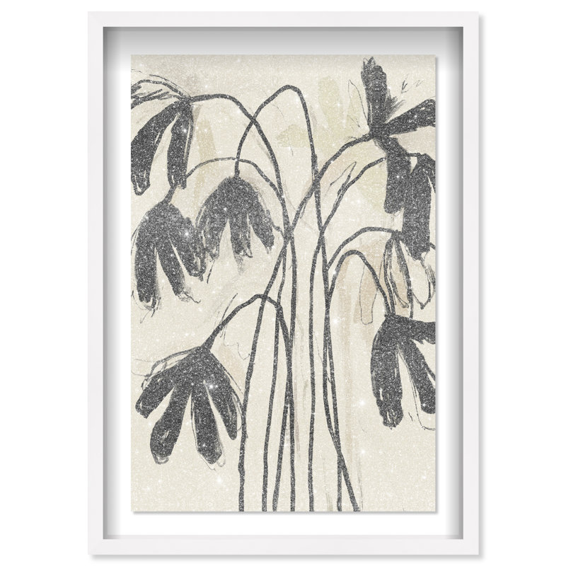 Tree Abstract Studio Print by Oliver Gal, 16.5"H x 11.5"W, White Shadowbox