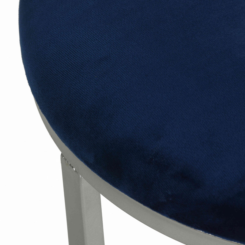 Velvet Ottoman