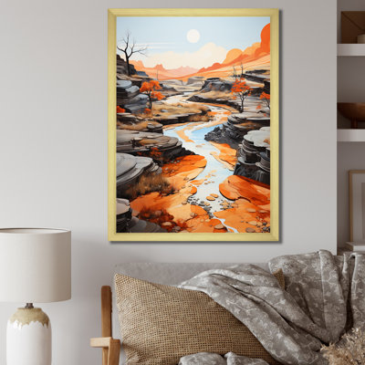 «Meandering River Endless Journey II», reproduction d'art sur toile