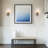 1-Light Wall Sconce With Clear Ribbed Glass