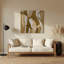 Abstract Figurative 30 Brown Metal Wall Art