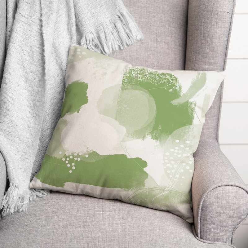 Housse et insert de coussin extérieur d'extérieur, Vert
