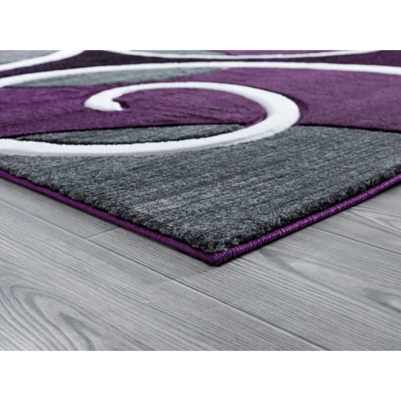 Tapis mauve Zabala, Tapis de passage : 2 pi 7 po x 7 pi 4 po