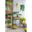 Ensemble de 2 jardinières en métal avec pieds en bois, L: P 18,5 x 23,5 po: P 15,7 x 20 po