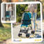 Foldable Dog Stroller with Mesh Windows for Mini Dogs-124409025