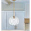 Luminaire suspendu semi-encastré 1 lumière Glint