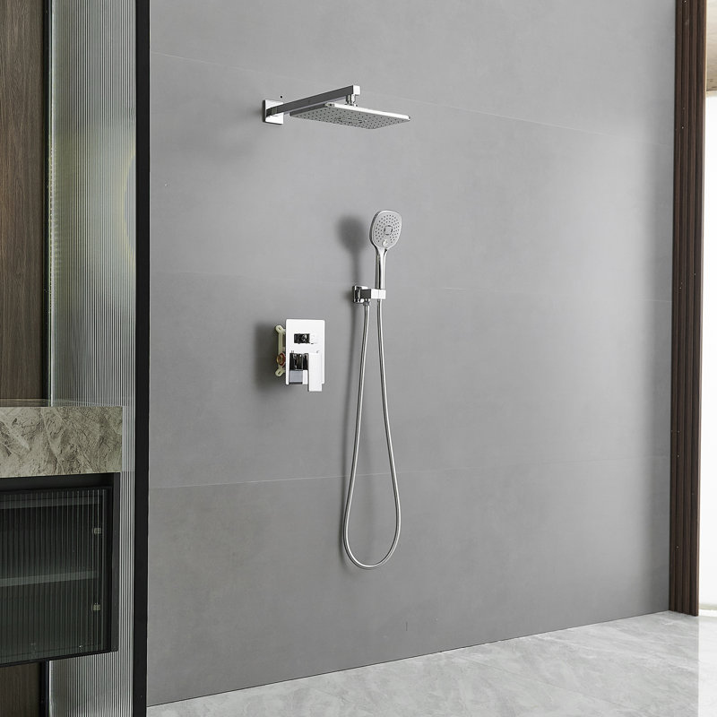 All-In-One Kit with Rough in-Valve, Polished Chrome