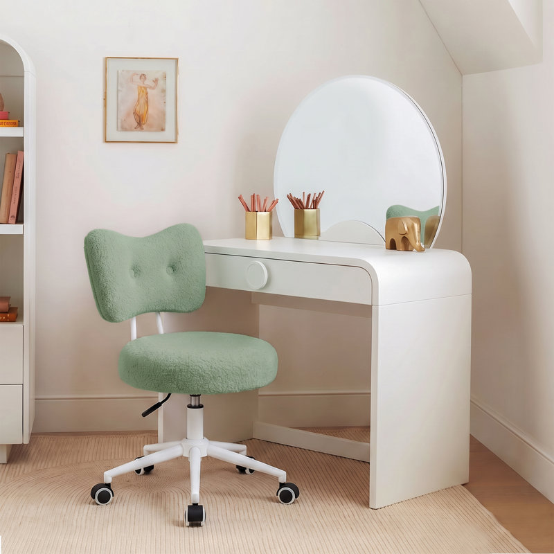 Fauteuil de bureau ergonomique et pivotant Modern, Vert