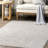 Nikita SpinClean Faded Geometric Machine Washable Area Rug-1872767573
