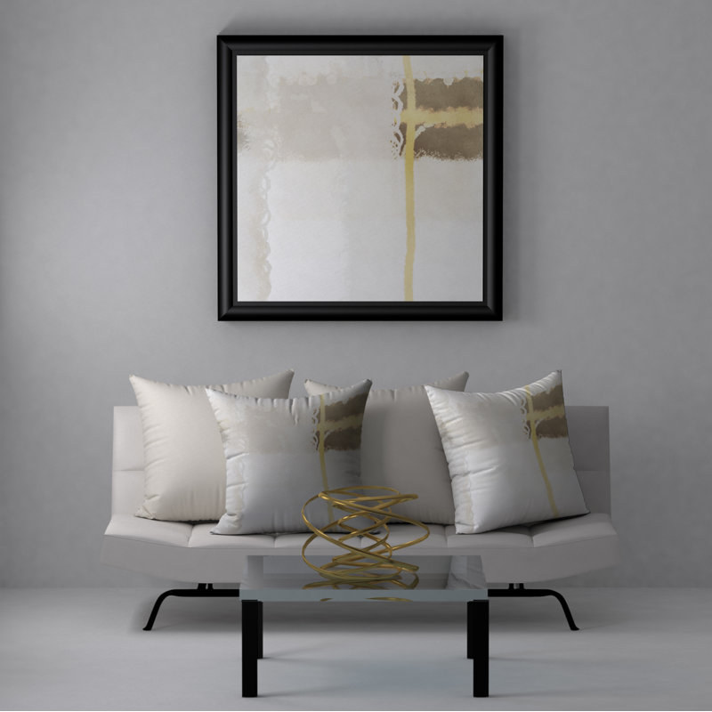 Première housse de coussin décorative carrée/insert, 20 po X 20 po