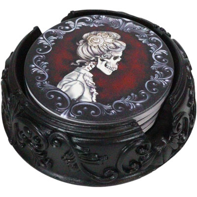 Heikkila Resin Round 1 Piece Coaster Holder