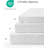  Mattress Topper, 4 inch Full Memory Foam Mattress Topper with Ultra Soft Cover & Corner Straps, CertiPUR-US Certified, Gray-1900908489-1900908492