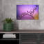 Dreamy Purple Drops Abstract Colorful Contemporary Violet Wall Art Print 1 Piece Wrapped Canvas Wall Art-795496628