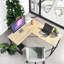 Mckeehan L-Shaped Metal Base Writing Desk