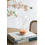 Sablier décoratif au design profilé transparent et sable terre cuite