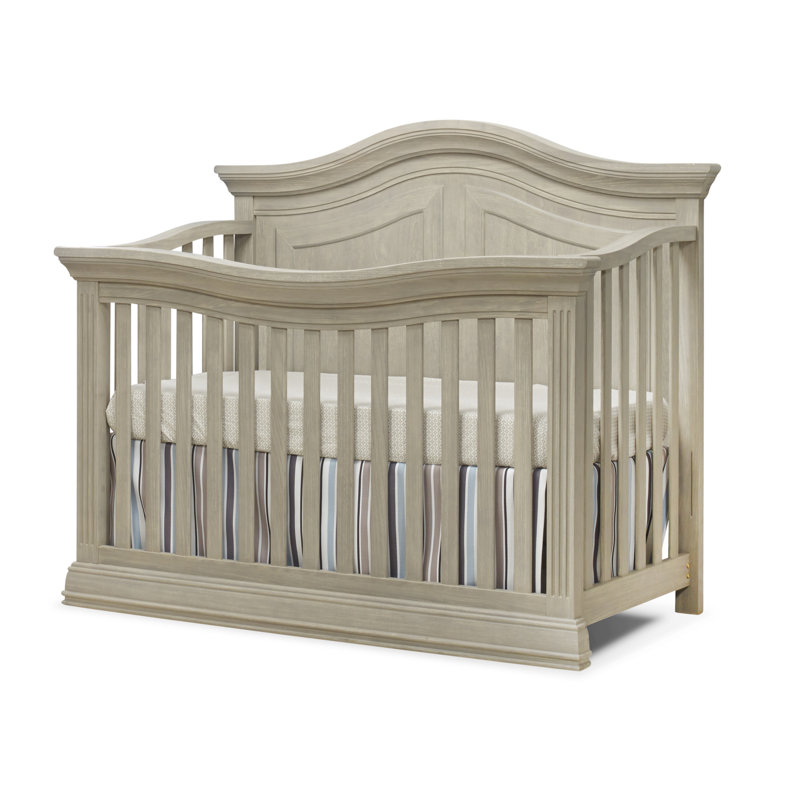 Heritage Fog Traditional 4-in-1 Convertible Crib