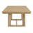 Brown Trestle Table With Leaf