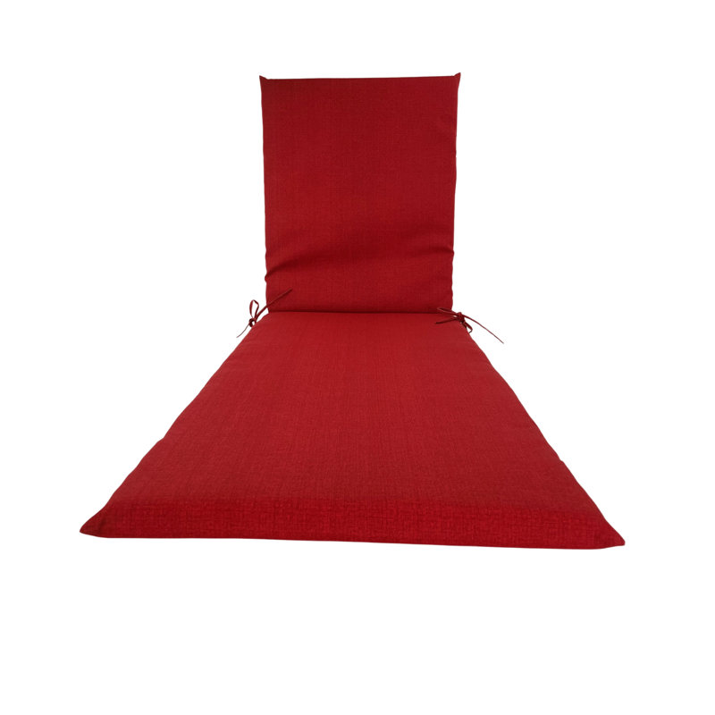 Coussin de chaise longue d'extérieur Kimely, Baie
