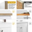 30" Bathroom Vanity With Metal Leg,With White Ceramic Basin,Two Soft Close Cabinet Doors, Solid Wood,Excluding Faucets,White