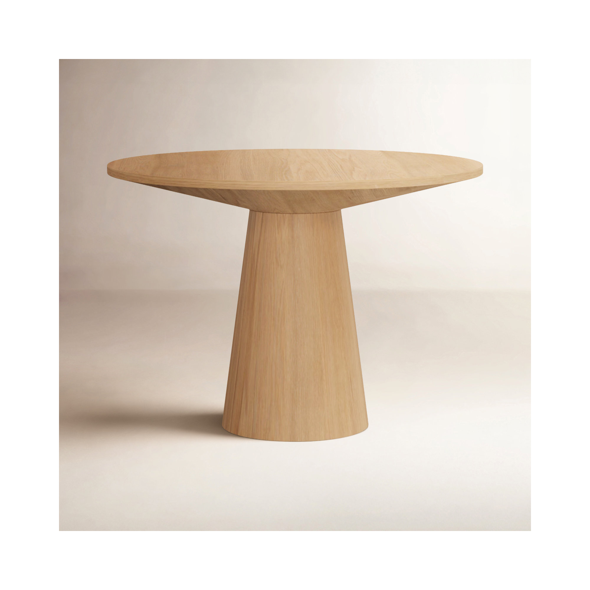 Astraea Single Coffee Table, Natural, 15.5" H x 22" L x 22" W