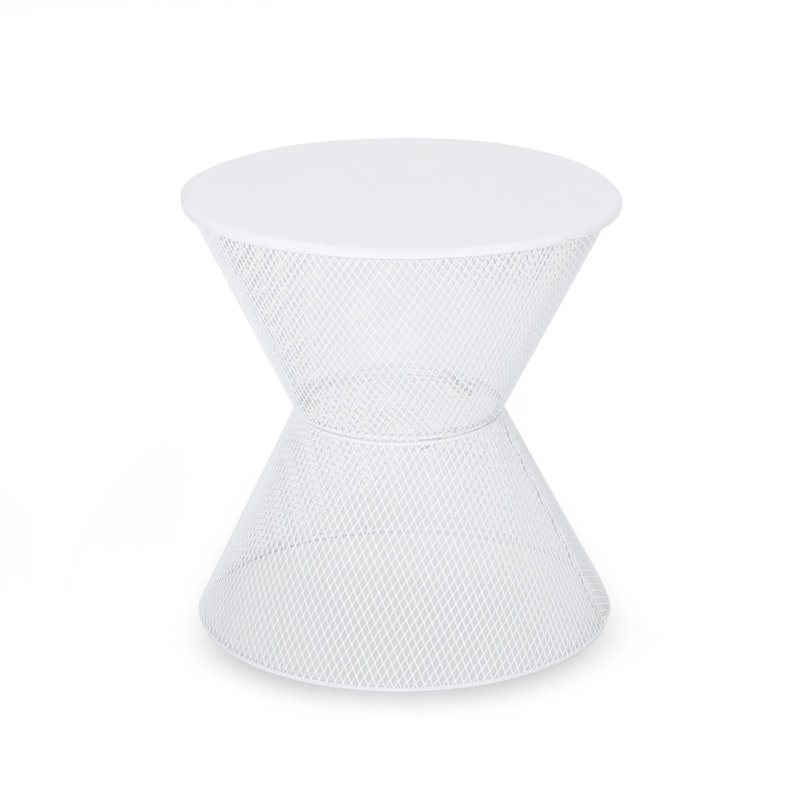 Nevada Side Table （Only Include Table), Matte White