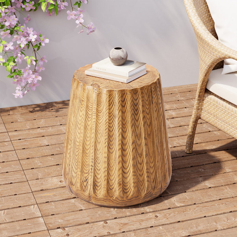 Concrete Outdoor Side Table, 1