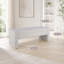 Banc de rangement rembourré moderne de 50 po avec siège capitonné