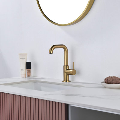 Robinet pour salle de bain à poignée simple Macon