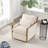 Corduroy Swivel Accent Chair-1053908458