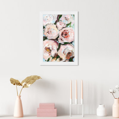 Magnifiques pivoines - peinture encadrée