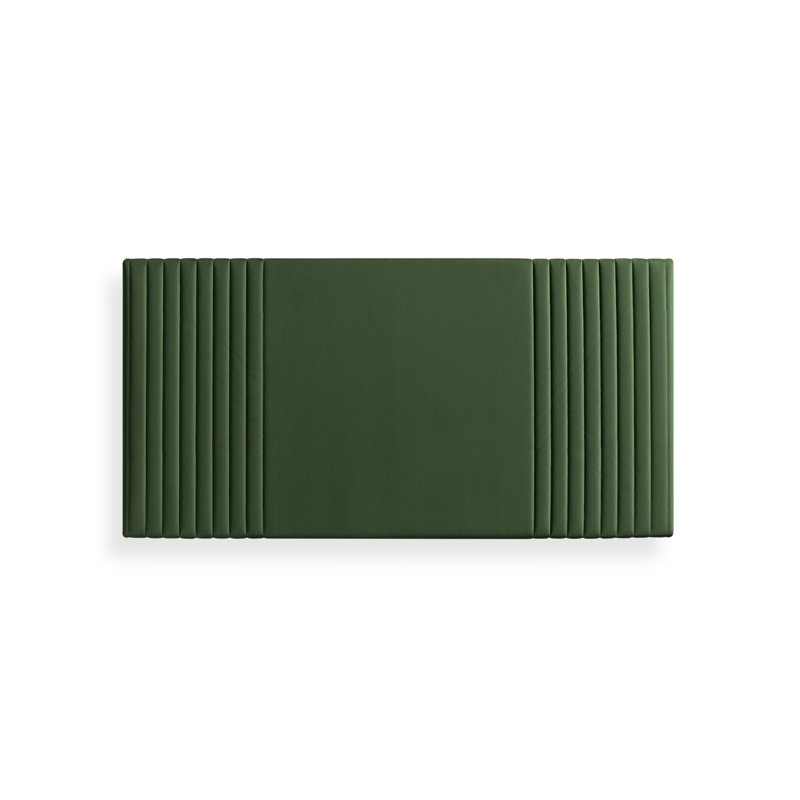 Upholstered Headboard, Green, Single (3')