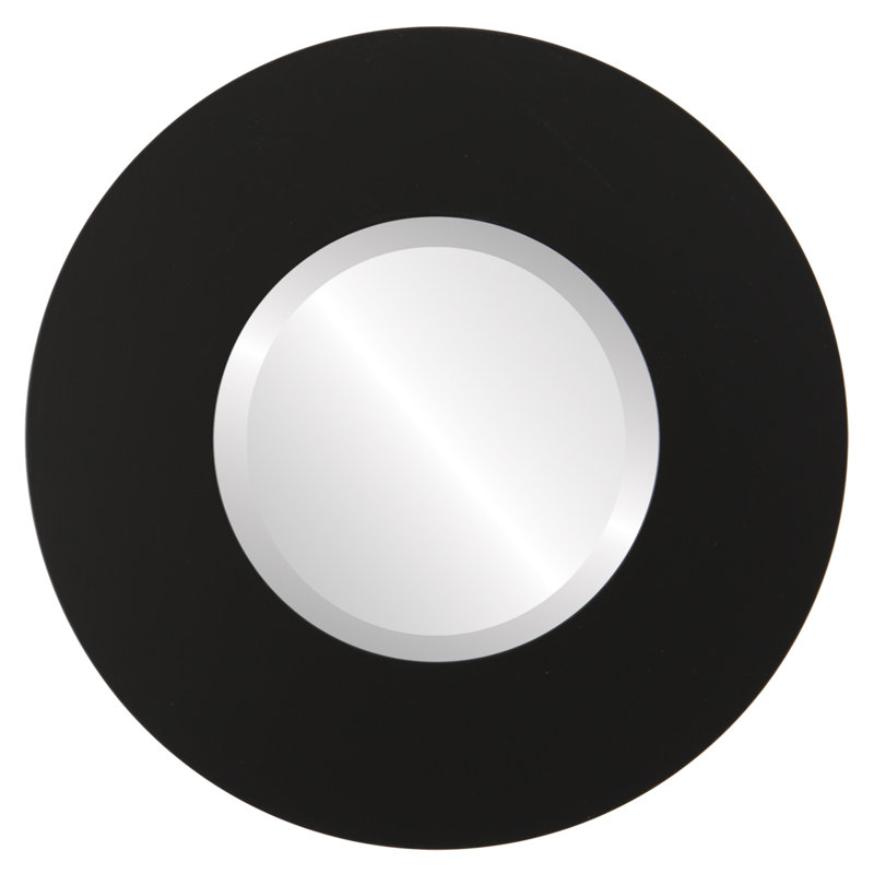 Miroir Rubinstein, H 21 po x l 21 po, Noir mat
